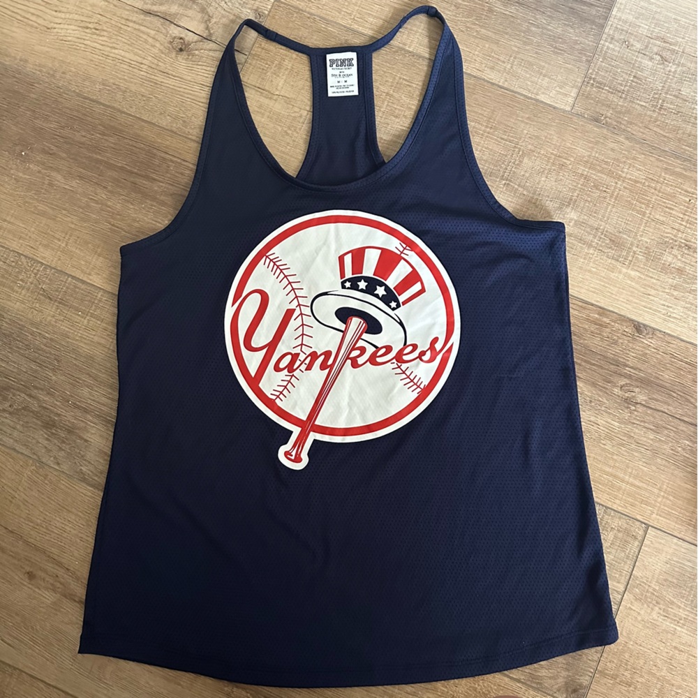 Pink brand New York Yankees tank